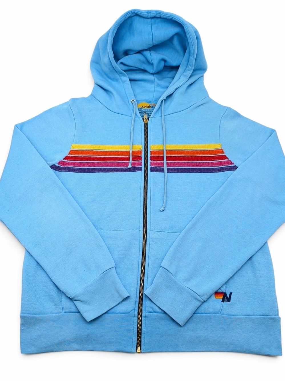 Aviator Nation 5 Stripe Sky Large